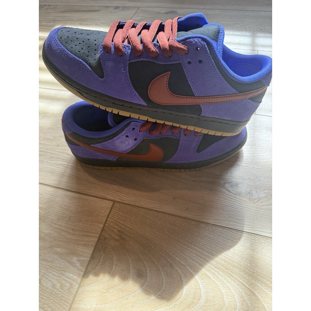 Nike SB Dunk Low Pro Persian Violet Cinnamon HQ1625-500 Size 8.5 New No Lid - Picture 2 of 8